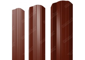 Штакетник М-образный 100 мм PE 0,45 фигурный верх