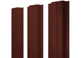 Штакетник П-образный 100 мм PE Double 0,45 прямой верх